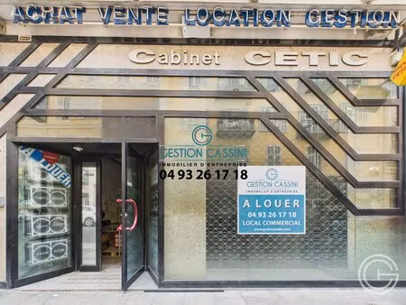 location pure - local commercial - 18 rue de russie - nice centre ville