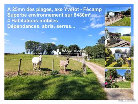 immeuble 100 m² terres-de-caux