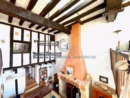 langon : maison pierre 3 chambres bureaux cave