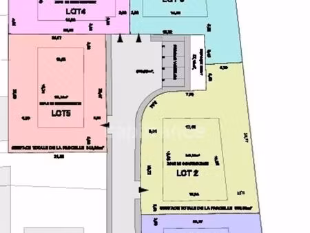 terrain 3 816 m² quiery la motte