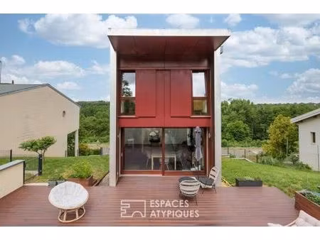 maison d'architecte contemporaine avec vue sur la moselle