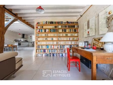 maison de village rénovée et son jardin