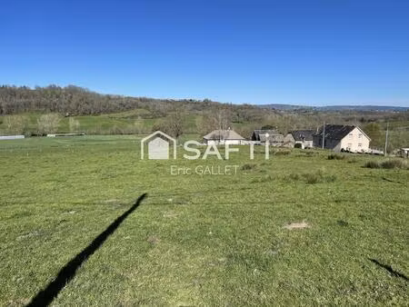 terrain à bâtir avec environnement champêtre.