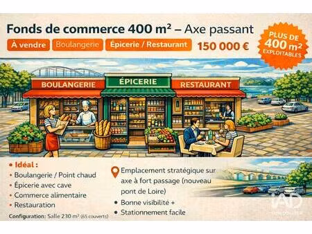 vente restaurant 400 m²