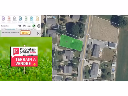 soudan (44110) - terrain à bâtir de 626 m2