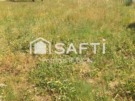 terrain de 329m2 constructible
