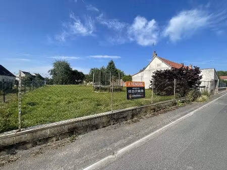 terrain à bâtir couvron et aumencourt