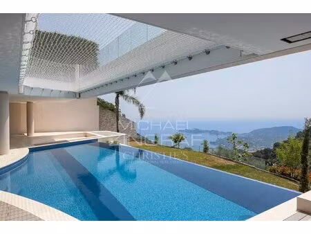villefranche-sur-mer - villa contemporaine avec vue mer panoramique