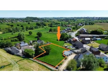 belle parcelle de terrain +/- 2.030 m² - agréable endroit