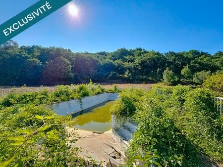 rare sur le secteur – superbe parcelle constructible de 4 180 m² avec piscine existante