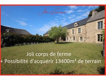 habitation  plus bâtiments  plus possibilité d'acquérir 13400m² de terrain