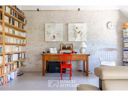 maison de village rénovée et son jardin