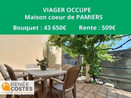 viager occupé - f85 ans - pamiers (09100)