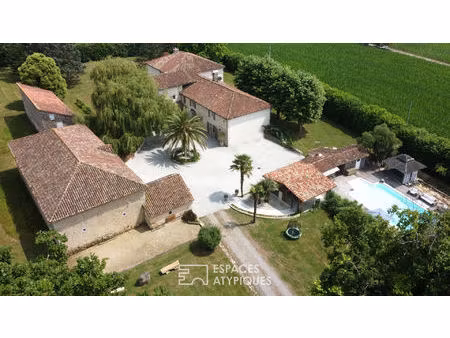 propriété de charme avec piscine au coeur de la chalosse