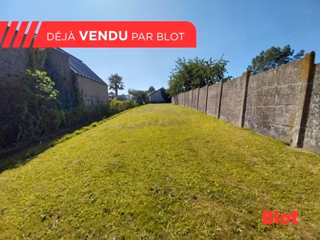 deja vendu par blot immobilier de pleudihen sur rance - terrain de 411m² avec garage