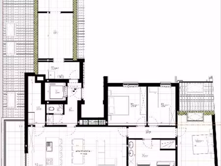 appartement met 3 slaapkamers op 4de verdiep