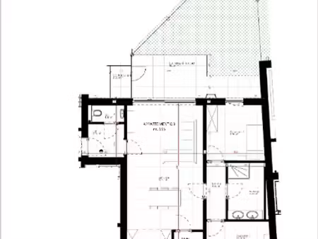 gelijkvloers appartement met 2 slaapkamers