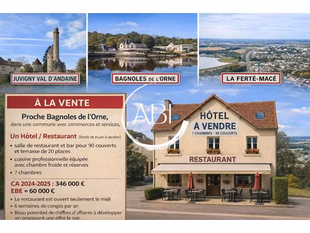 vente locaux professionnels 400 m² à bagnoles de l'orne normandie (61140)  354 800 €