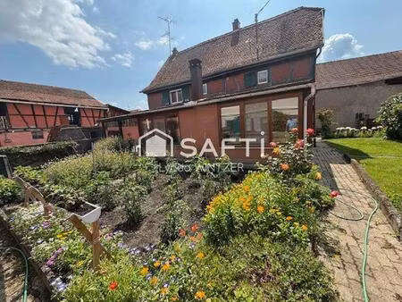 osthouse à 2 min d'erstein : belle maison alsacienne de 190m2 avec dépendances sur 7 4 are