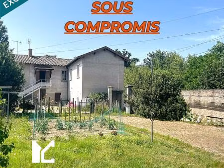 appartement 110 m² avec terrain