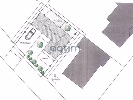 la bruffiere - en lotissement  terrain à bâtir  à viabiliser