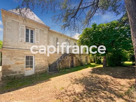 maison de caractère en pierre 300 m² avec dépendance et grand parc – proche bordeaux