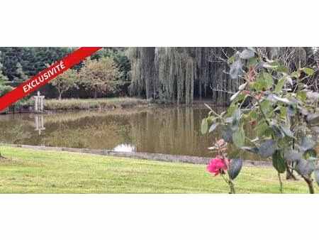 propriété d' exception en sologne avec étang et piscine