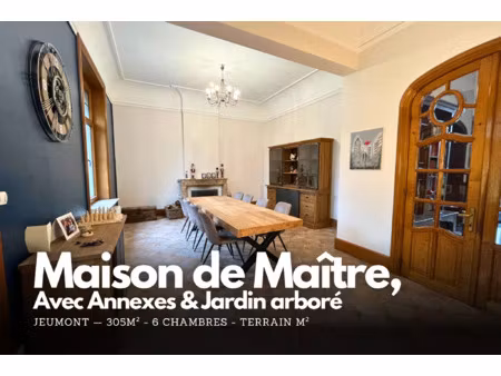 achat maison 13 pièces 305m² jeumont 59460