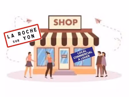 location commerce 46 m² à la roche-sur-yon (85000)