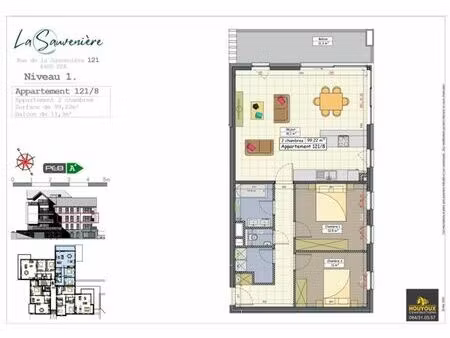 appartement 2 chambres