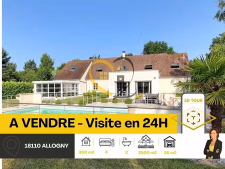 en exclusivité  propriété de 300m² à allogny 18110