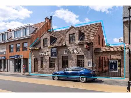 karaktervol handelspand met appartement en tuin – centrum essen