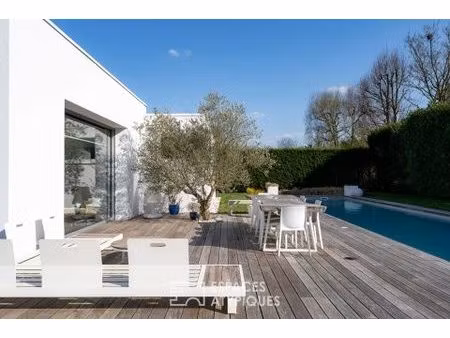 maison d'architecte avec piscine