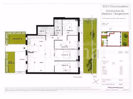 vente appartement 5 pièces 91.31 m² à noisy-le-roi (78590)  525 000 €