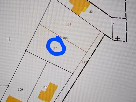 vente terrain 1259 m² à plassac (17240)  31 000 €