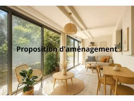 grand t3 a fort potentiel avec garage et jardin