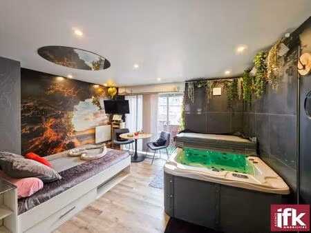 studio meublé de 27 57 m² avec spa  balcon et cave – colmar centre-gare