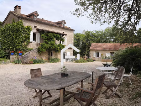 maison de caractère d'exception à saint cirq lapopie
