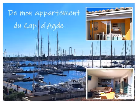 vente duplex 3 pièces 53.3 m² à le cap d'agde (34300)  203 500 €