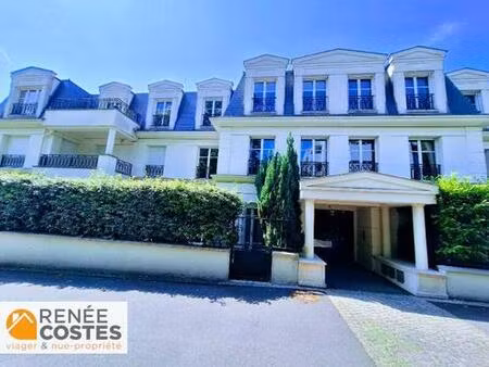 vente en nue propriété - f80-h91 ans - st cloud (92210)