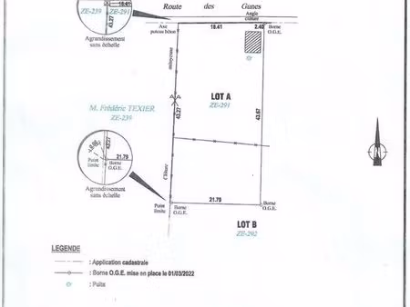 vente de terrain constructible  prix en baisse