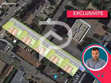 terrain 244 m² mantes la jolie