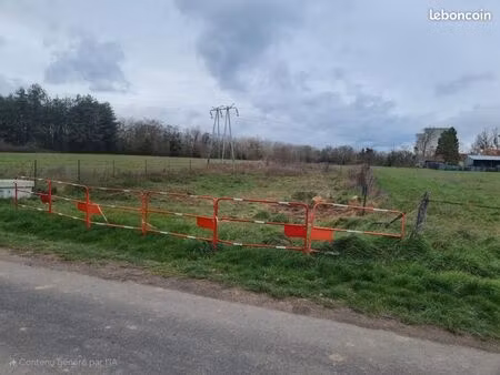 terrain agricole borné