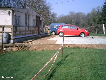 à vendre – chalet de 23 m² sur terrain de 1 600 m² – la haye-saint-sylvestre (27330)