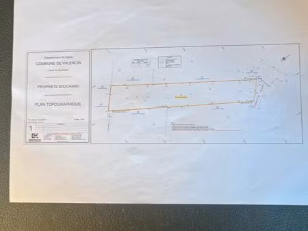 terrain constructible 1245 m2 valencin 38540