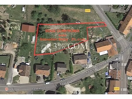 en vente terrain constructible 18 37 ares – 30 000 € |waltembourg