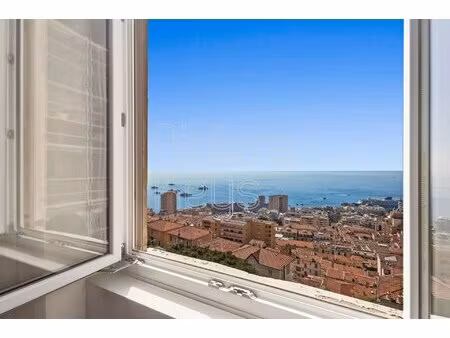 beausoleil : superbe appartement dans un immeuble belle époque avec vue panoramique sur la