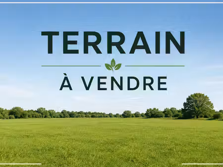 terrain à bâtir de 830 m²