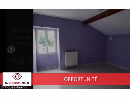 vente maison 5 pièces 103 m² à chef-boutonne (79110)  159 375 €