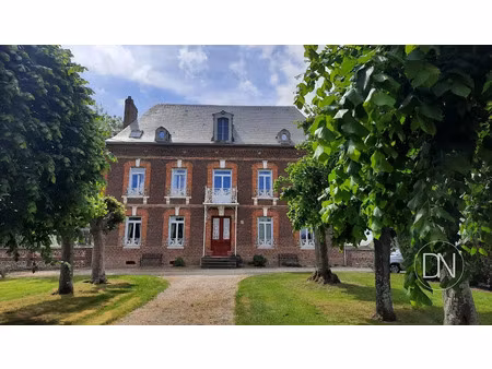 vente propriété 9 pièces 270 m² à la mailleraye-sur-seine (76940)  499 000 €